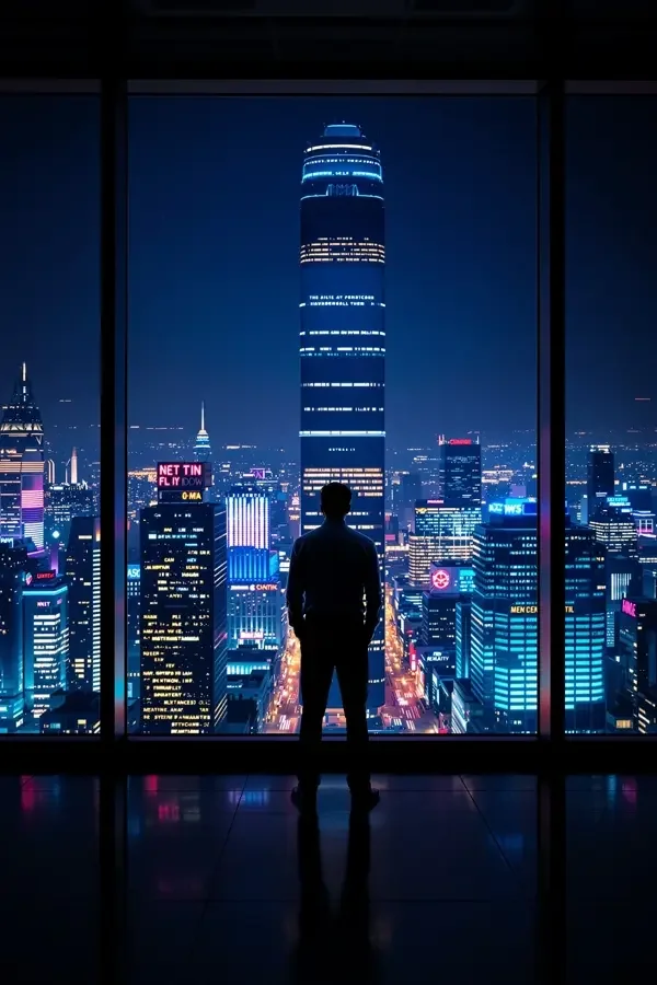 都市夜归人海报