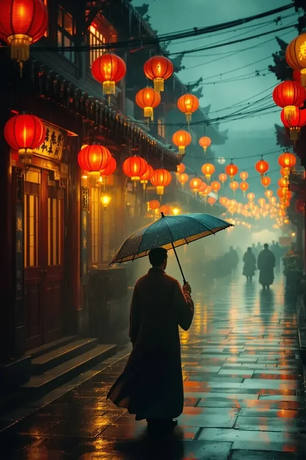 长安夜雨海报